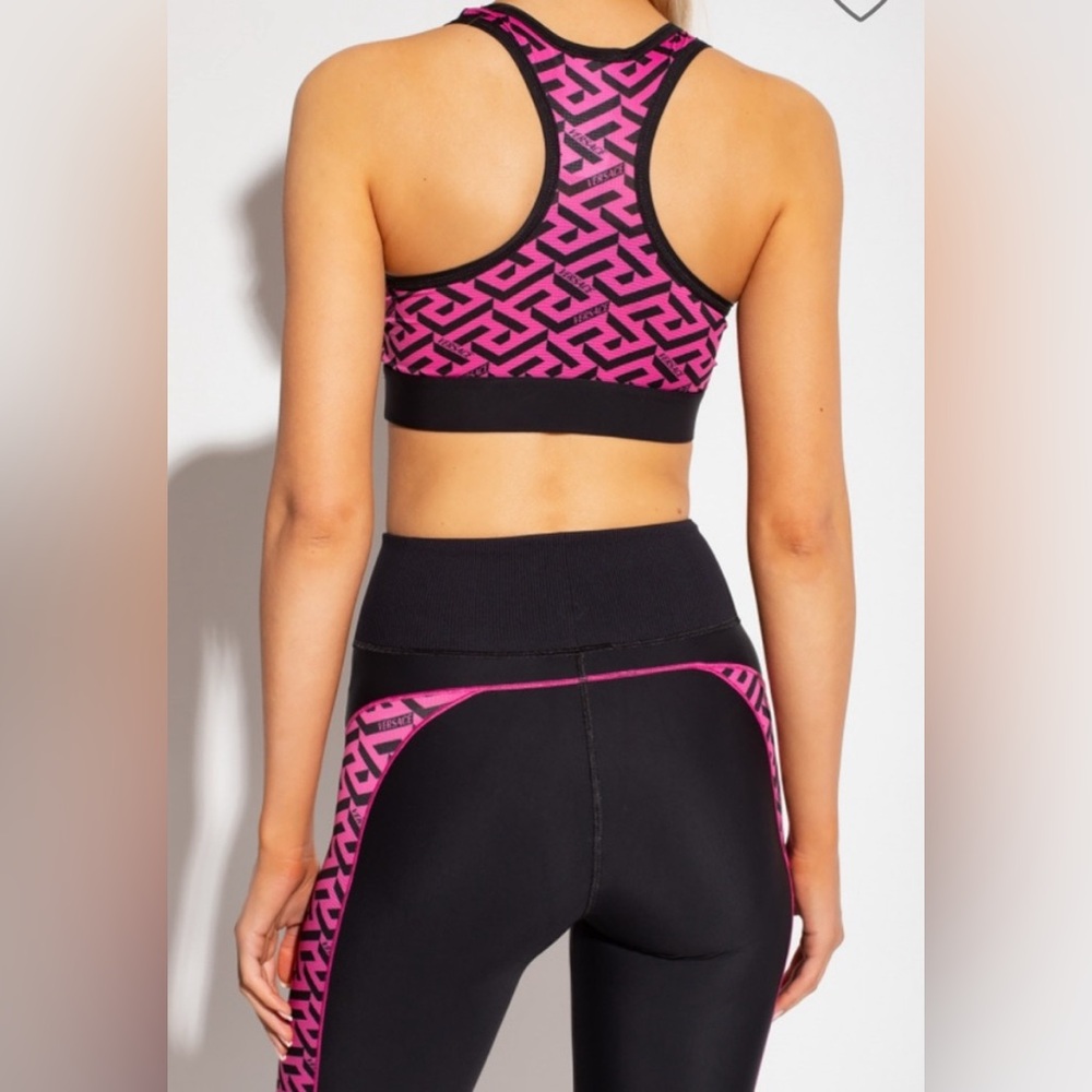 Authentic Versace La Greca Pattern Workout Set Wi… - image 3